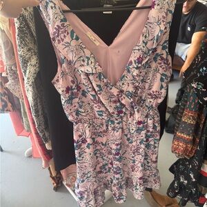 Maurices Floral Mini Dress - Pink and Blue